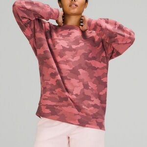 Lululemon Perfectly Oversized Camo Crewneck